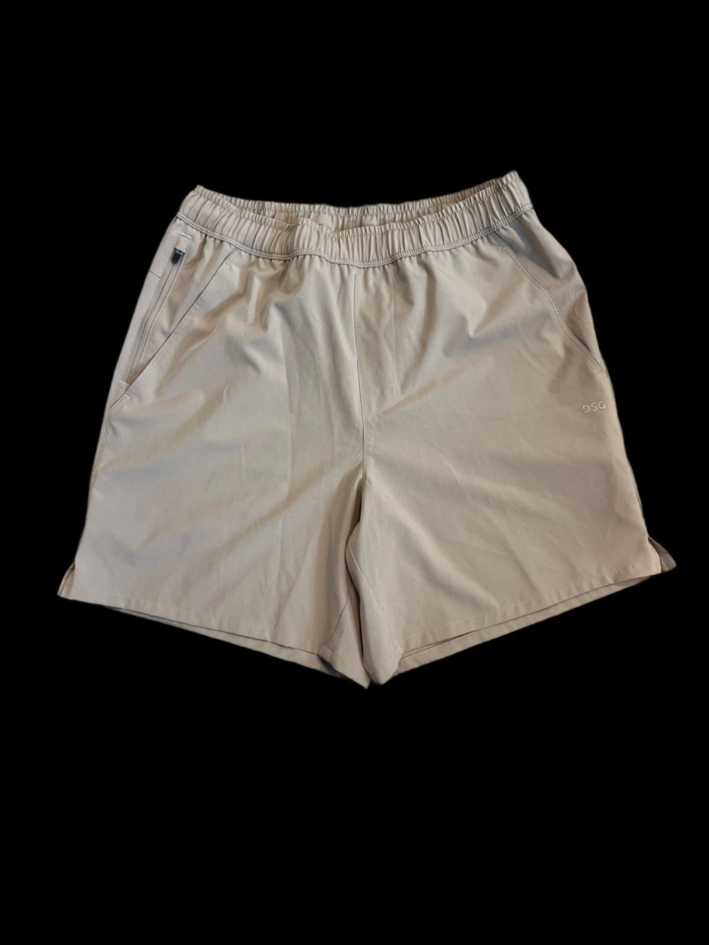 DSG Men's Light Beige Athletic Shorts (Lightweight)